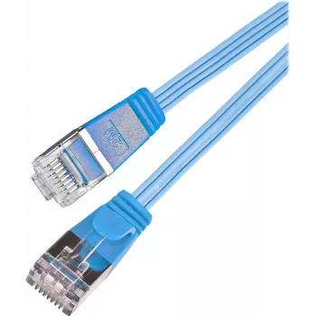 Wirewin Cat.6 cable de red SLIM, STP(PIMF), 0,1 m, azul PKW-STP-SLIM-KAT6 0.1 BL
