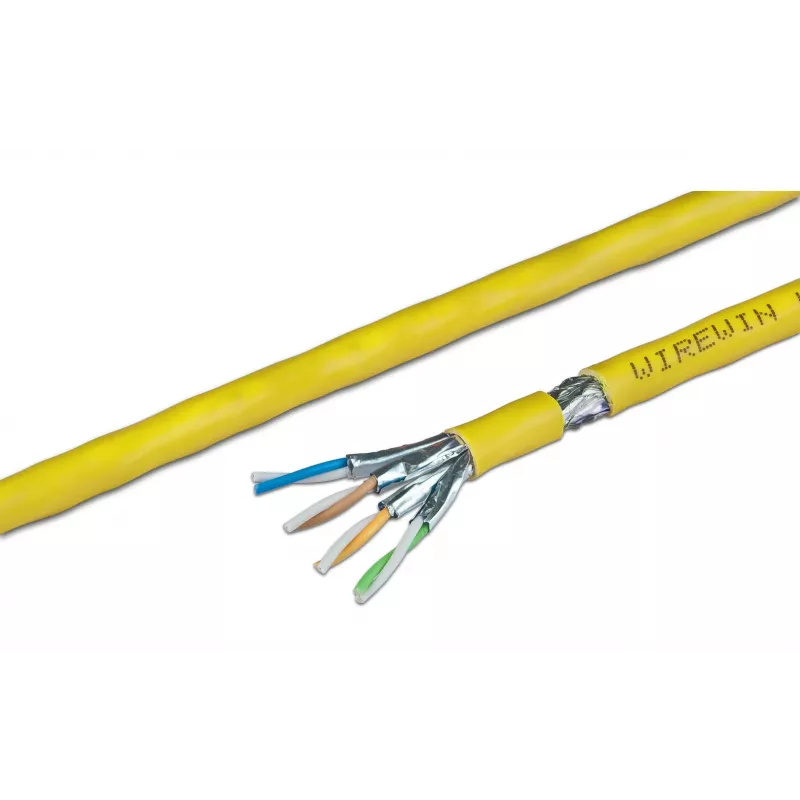 Wirewin VKW SFTP K7A LSOH3 1000SX Cat.7a cable de red S/FTP, 1000 m, amarillo