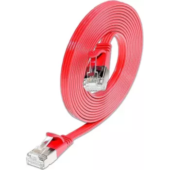 Wirewin Triotronik 0,15 m Cat6 cable de red Ethernet Slim U/FTP, rojo PKW-STP-SLIM-KAT6 0.15 RT