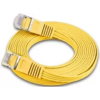 Wirewin Triotronik Cat6 U/FTP cable de red Ethernet Slim, 3 m, amarillo PKW-STP-SLIM-KAT6 3.0 GE