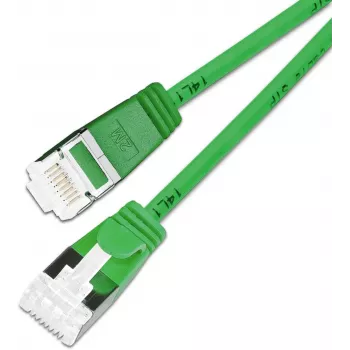 Wirewin Cat6a U/FTP cable de red Ethernet Slim, 10 Gbps, verde, 0,15 m PKW-LIGHT-STP-K6A 0.15 GN