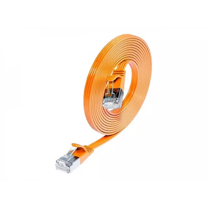 Wirewin SLIM S6 7.5 OR - cable de red SLIM Cat.6, STP(PIMF), 7,5 m, naranja (PKW-STP-SLIM-KAT6 7.5 OR)