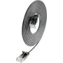 Wirewin Cat.6 cable de red SLIM-Light U/UTP 1,5 m negro PKW-LIGHT-K6 1.5 SW