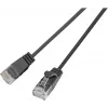 Wirewin Cat.6 cable de red SLIM-Light U/UTP 1,5 m negro PKW-LIGHT-K6 1.5 SW