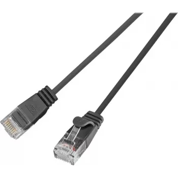 Wirewin Cat.6 cable de red SLIM-Light U/UTP 1,5 m negro PKW-LIGHT-K6 1.5 SW