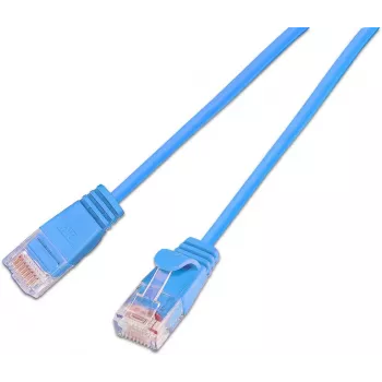 Wirewin SLIM UL6 5 BL - cable de red SLIM-Light Cat.6, U/UTP, 5,0 m, azul (PKW-LIGHT-K6 5.0 BL)