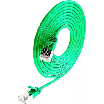 Wirewin Triotronik PKW-LIGHT-STP-K6 10.0 GN cable de red Cat6 STP, conector RJ-45 macho a conector RJ-45 macho, 10 m, verde