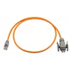 Wirewin cable de red industrial CAT6A S/FTP, PUR anti-UV, IP67 RJ45, 7,5 m, naranja PKW-I1-SF-K6A-PUR 7.5 OR