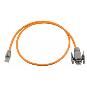 Wirewin cable de red industrial CAT6A S/FTP, PUR anti-UV, IP67 RJ45, 7,5 m, naranja PKW-I1-SF-K6A-PUR 7.5 OR