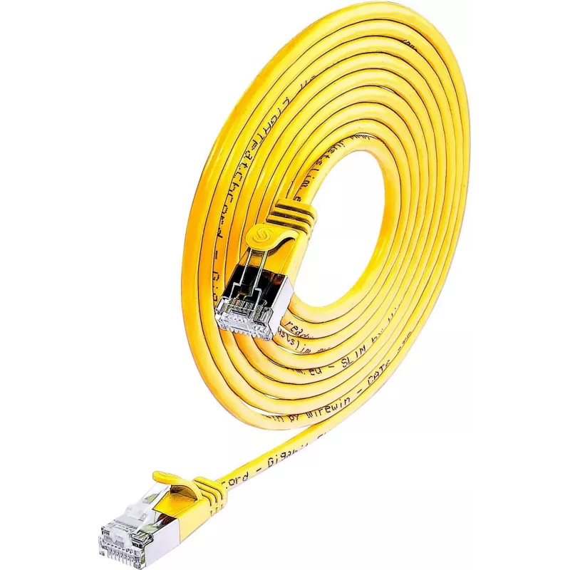 Wirewin Triotronik F/UTP Cat6 cable de red, 2 m, conector RJ-45 macho/macho, amarillo PKW-LIGHT-STP-K6 2.0 GE