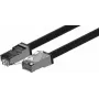Wirewin cable de red exterior CAT6A S/FTP, 5 m, negro, funda PUR, anti-UV PKW-OUT-SF-K6A-PUR 5.0