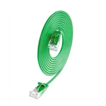 Wirewin SLIM KAT6A 10 Gigabit cable de red Light redondo, U/UTP, Ø 3,6 mm, verde (SLIM-L-UU-K6A 1.5 GN)