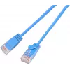 Wirewin SLIM-L-UU-K6A 0.1 BL Cat6a U/UTP Slim Cable de conexión, 10 Gbps, azul