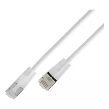Wirewin SLIM KAT6A 10 Gigabit cable de red Light redondo, U/UTP, Ø 3,6 mm, blanco (SLIM-L-UU-K6A 3.0 WT)