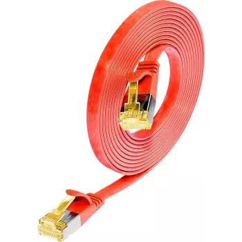 Wirewin Cat6a U/FTP cable de red Ethernet Slim, RJ45, rojo, 1 m PKW-STP-SLIM-K6A 1.0 RT