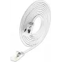 Wirewin cable de red Light U/FTP Cat 6a blanco 0,1 m cable redondo blindado PoE flexible fino PKW-LIGHT-STP-K6A 0.1 WS