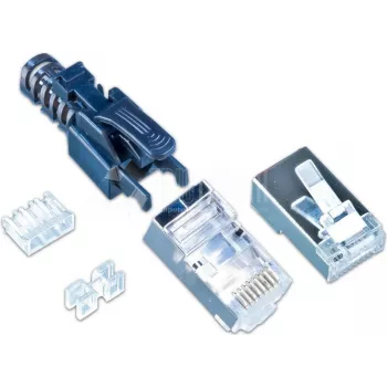 Wirewin MOD SL KAT6A STP 10 SW conector RJ45 montable en campo, Cat6A, blindado, pack de 10