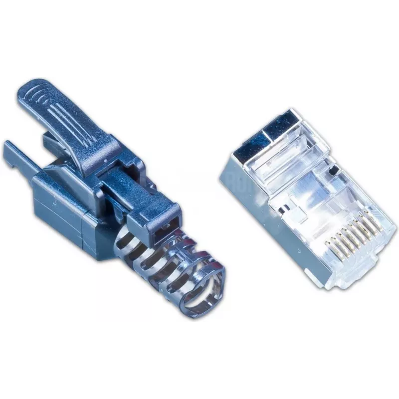 Wirewin MOD SL KAT6A STP 10 SW conector RJ45 montable en campo, Cat6A, blindado, pack de 10