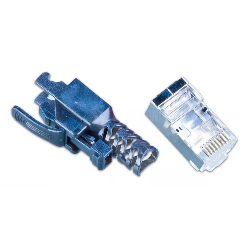 Wirewin MOD SL KAT6A STP 10 SW conector RJ45 montable en campo, Cat6A, blindado, pack de 10