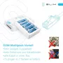 Cable de red SLIM KAT6A 10 Gigabit Light Wirewin, 0,25m, U/FTP, Ø 3,8mm, blanco, pack de 50 (SLIM-LS-K6A 0.25 WT 50)