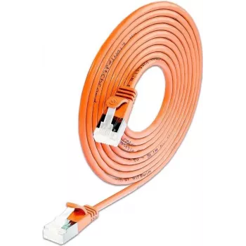 Cable de red SLIM KAT6A 10 Gigabit Light redondo Wirewin, U/FTP, Ø 3,8mm, naranja KAT6A LIGHT apantallado (PKW-LIGHT-STP-K6A 0.5 OR)