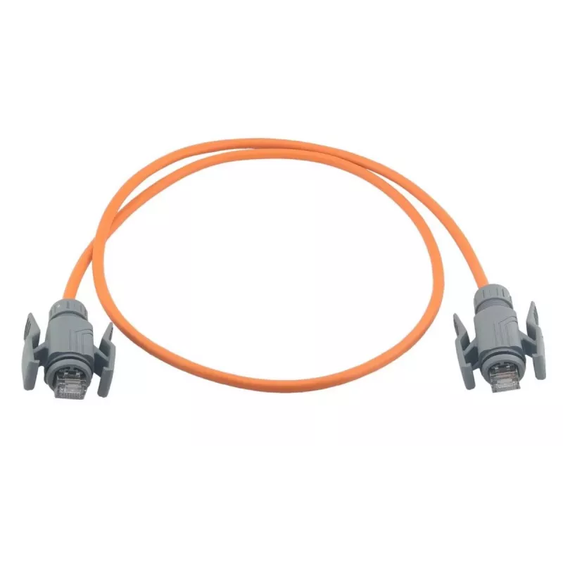 Cable de red Industrial Cat6A S/FTP PUR Wirewin, 7,5m, naranja, IP67 RJ45 PKW-I2-SF-K6A-PUR 7.5 OR