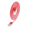 Cable de red SLIM KAT6A 10 Gigabit Light redondo Wirewin, U/UTP, Ø 3,6 mm, rojo (SLIM-L-UU-K6A 0.1 RD)