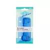 WEDO 67803 perforadora de bolsillo azul hielo, 2 taladros, 8 hojas, 6 mm