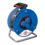 Brennenstuhl Garant enrollacables de 25 m con 4 tomas Schuko, protección térmica, IP20, negro