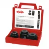 RUKO SLS-Set Mini Case sistema de iluminación de seguridad, 12 LED de alta potencia, 120 lúmenes, batería NiMH, negro/amarillo