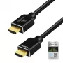 LogiLink cable HDMI A/M a A/M 8K/60Hz 48Gbps metal nailon certificado negro 2m