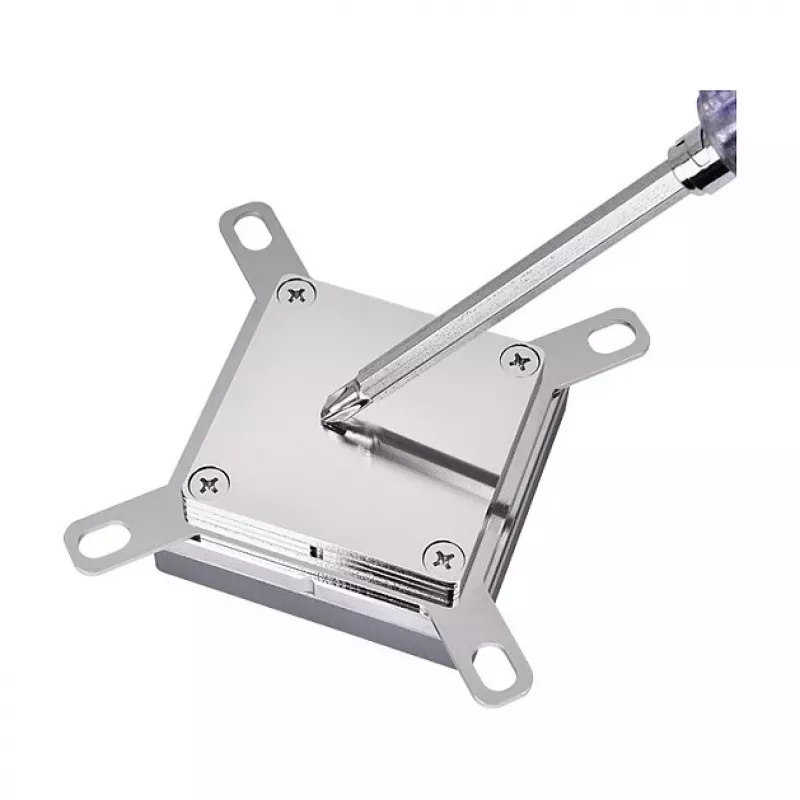Bloque de agua para CPU Thermaltake Pacific W8 plateado