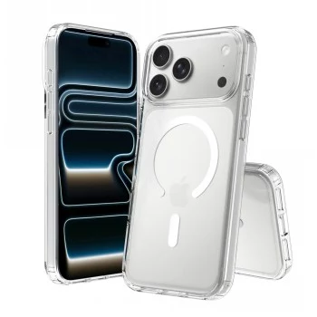 Funda bumper SCREENOR iPhone 18 Pro Max / 17 Pro Max MagSafe transparente