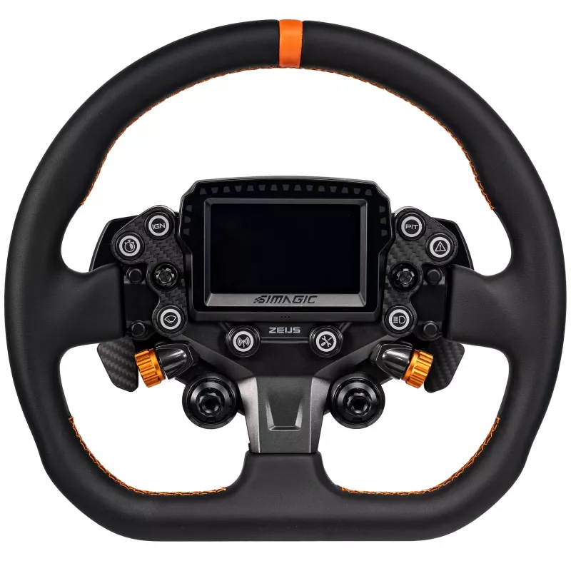 Aro de volante de cuero Simagic ZS-320CD, 320mm, sin buje