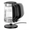Bartscher 200096 Jarra de cristal Hervidor eléctrico 1,7L 2200W plata