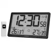 KIENZLE Jumbo NEO LCD Reloj de pared estación meteorológica negro