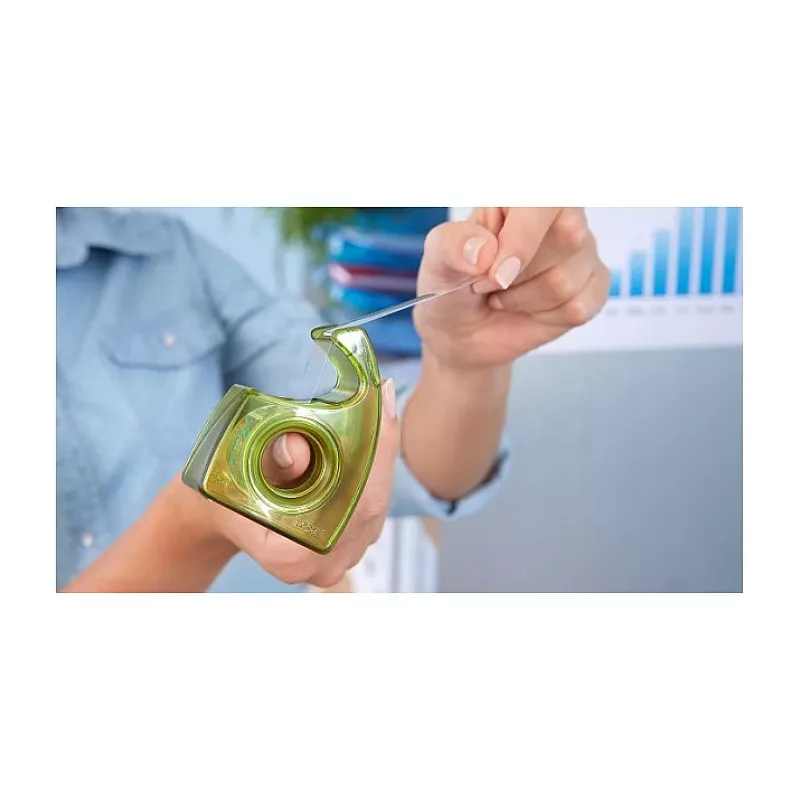 tesa Easy Cut Portarrollos manual para cinta adhesiva ecoLogo hasta 10m 19mm