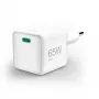 Hama Cargador GaN USB-C Super-Mini, 65 W, PD, blanco (00201943)