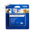 Brother TZe-231S Cinta de etiquetar laminada 12mm negro sobre blanco (4m)