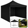 LEAN Express Carpa de jardín Carpa de hostelería Negra 3x3M