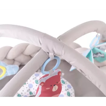 MILLY MALLY alfombrilla sensorial de juego trenzada