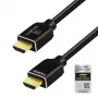 LogiLink cable HDMI A/M a A/M 8K/60 Hz 48 Gbps metal nailon certificado negro 5 m
