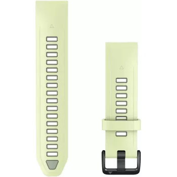 Garmin QuickFit 20 mm correa de silicona para reloj, Lemon/Willow Green, 010-14506-01