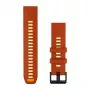 Garmin QuickFit 22 correa para reloj, silicona, Autumn Orange/Spark Orange