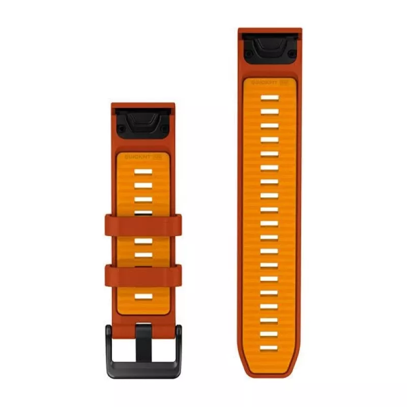 Garmin QuickFit 22 correa para reloj, silicona, Autumn Orange/Spark Orange