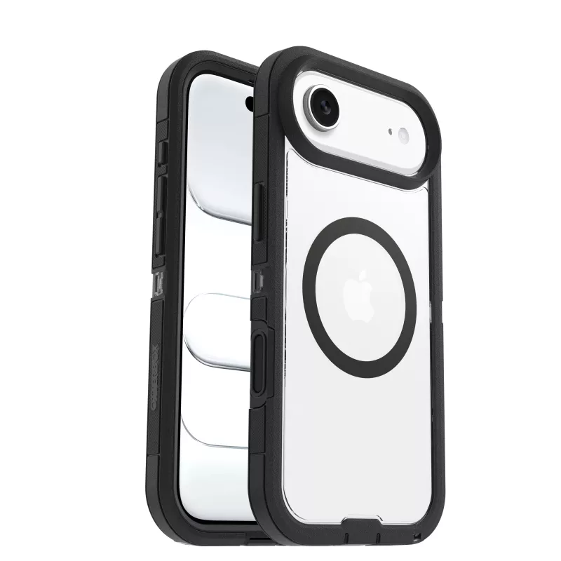 OtterBox Defender Series Pro XT funda trasera para Apple iPhone 15 Pro Max - Dark Side (transparente/negro)
