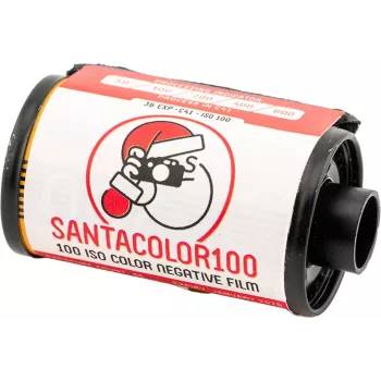 SantaColor HSNTA10035 película negativa en color 35mm, ISO 100, 36 exposiciones, proceso C-41