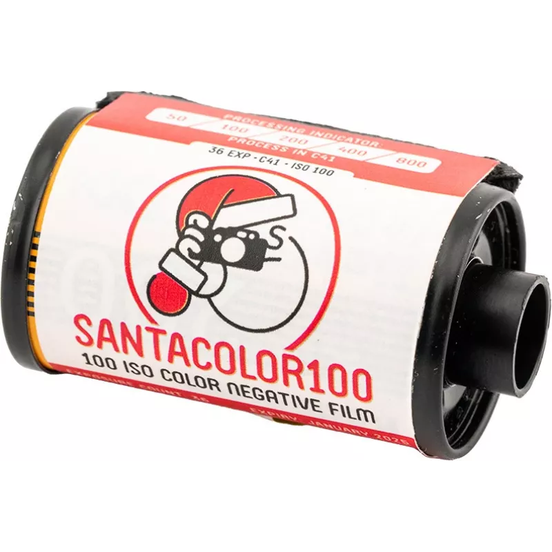 SantaColor HSNTA10035 película negativa en color 35mm, ISO 100, 36 exposiciones, proceso C-41