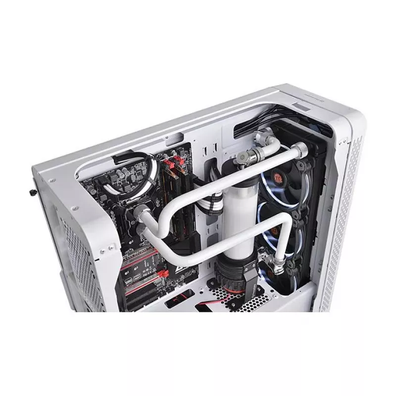 Thermaltake Pacific C-PRO G1/4 Tubo PETG 16mm Diámetro exterior Racer de compresión Cromo
