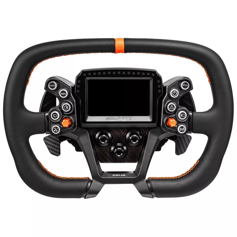 Simagic ZGT-320MS Aro de volante de cuero, 320mm, sin buje